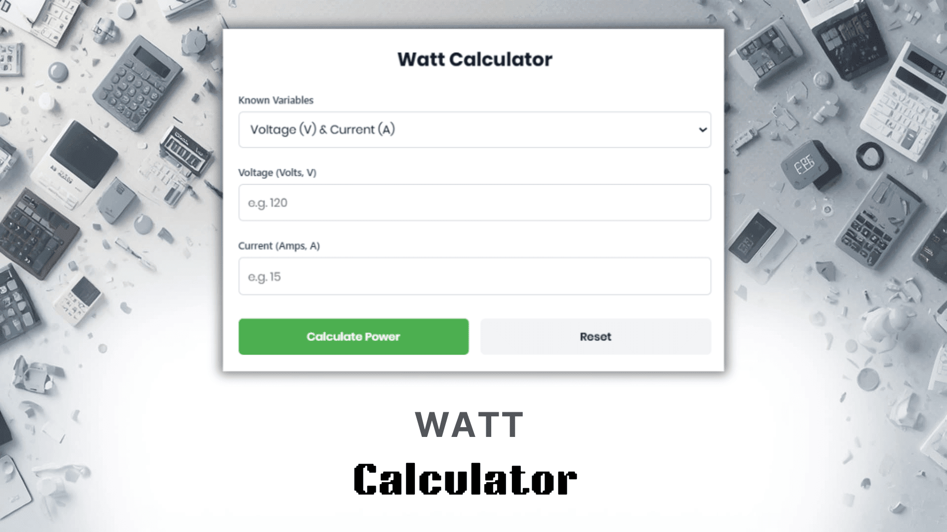 Watt Calculator