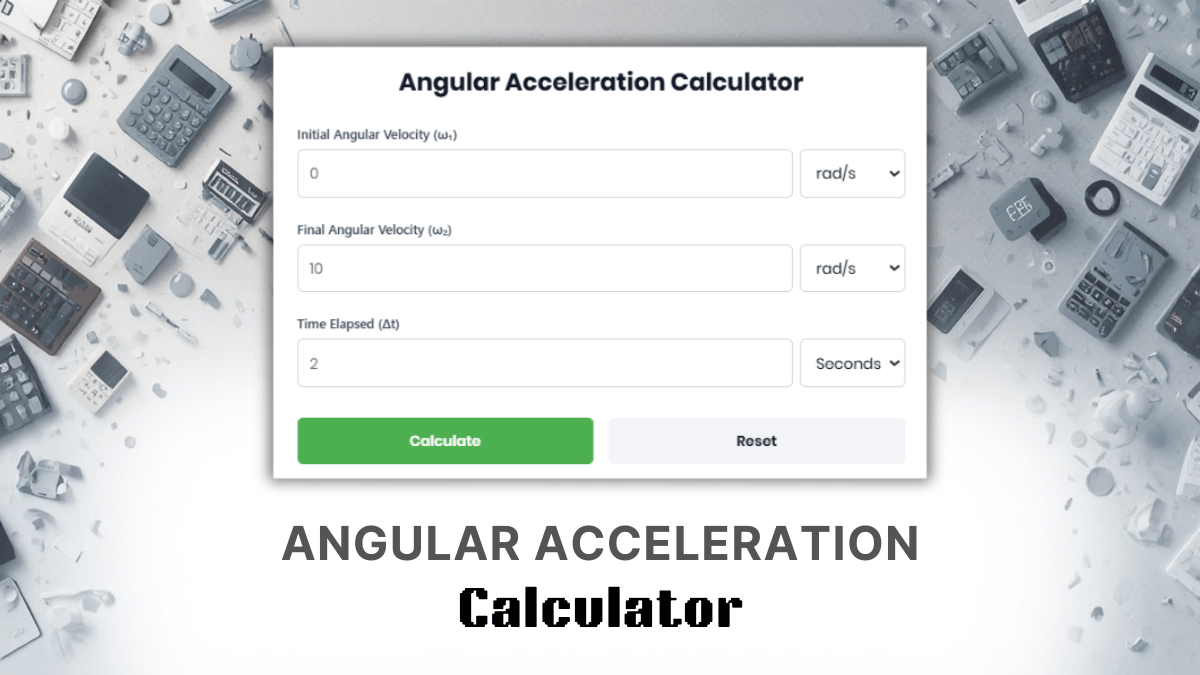 Angular Acceleration Calculator