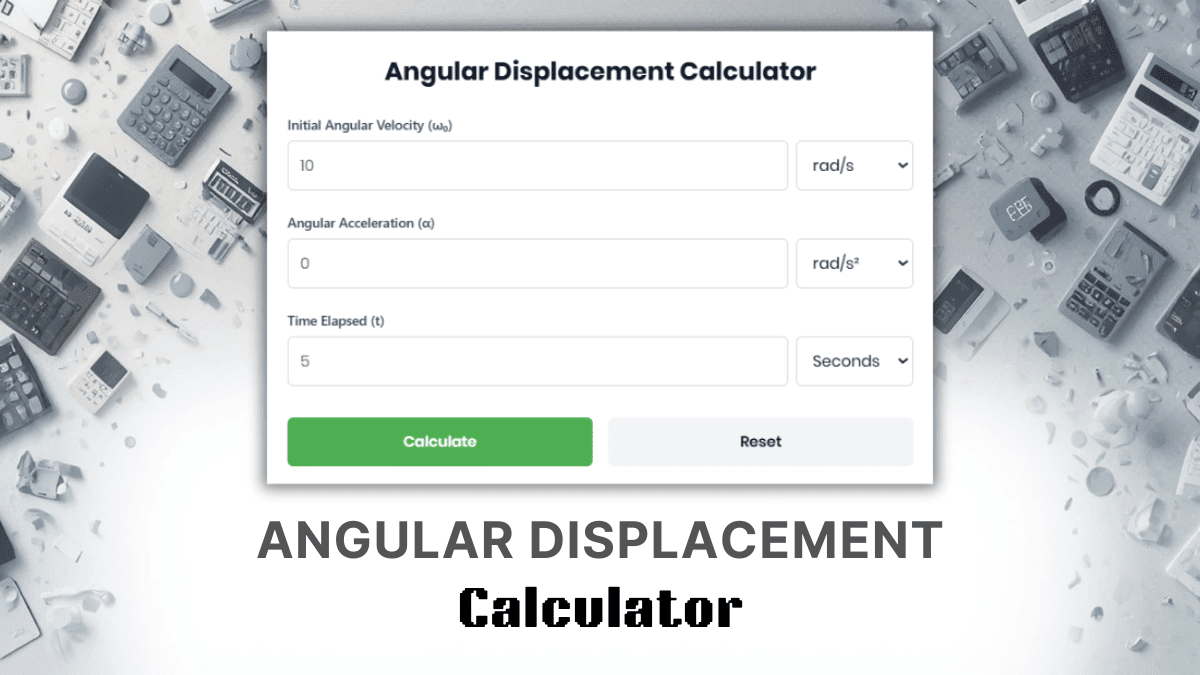 Angular Displacement Calculator