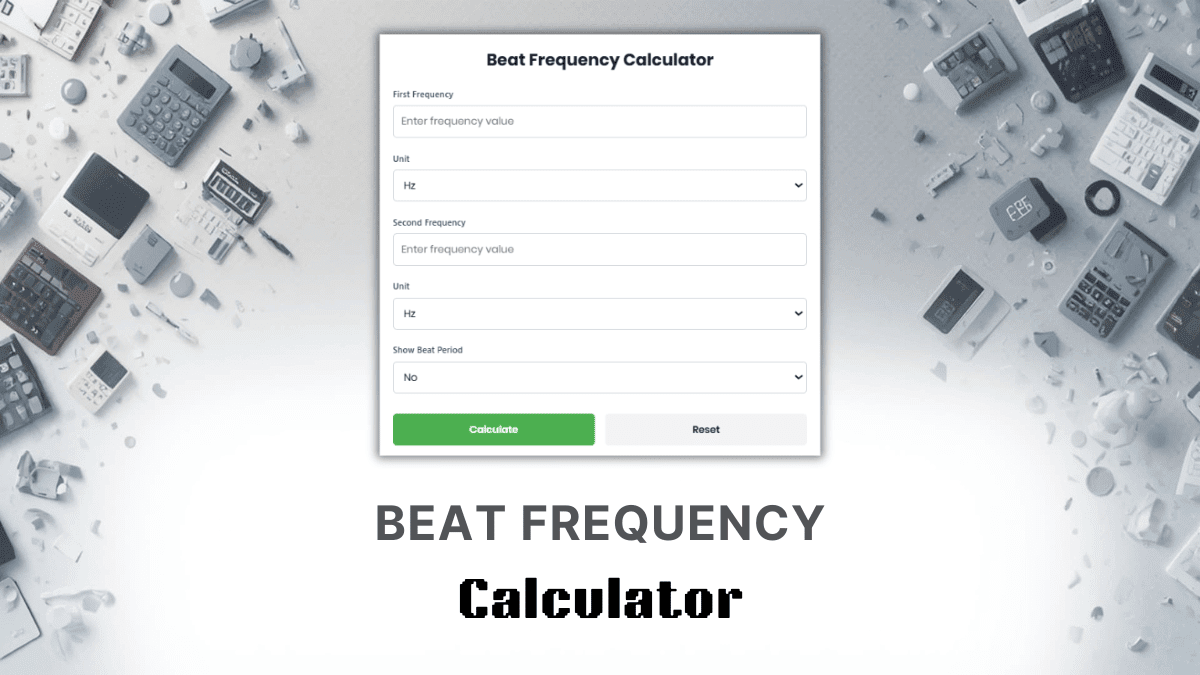 Beat Frequency Calculator