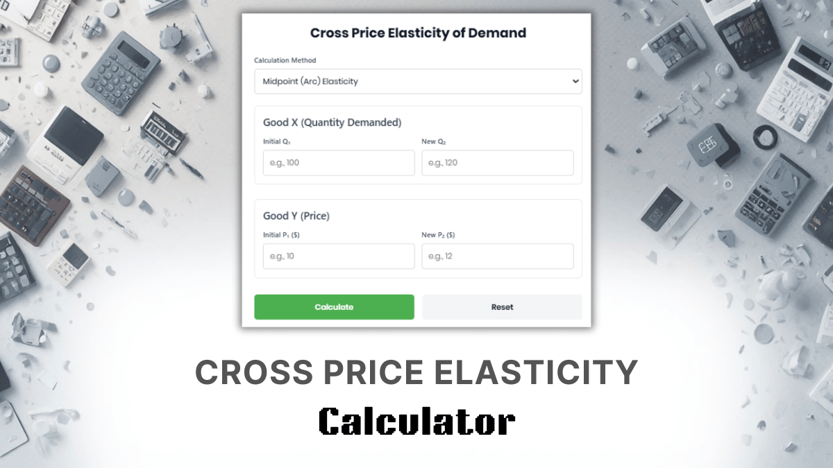 Cross Price Elasticity Calculator