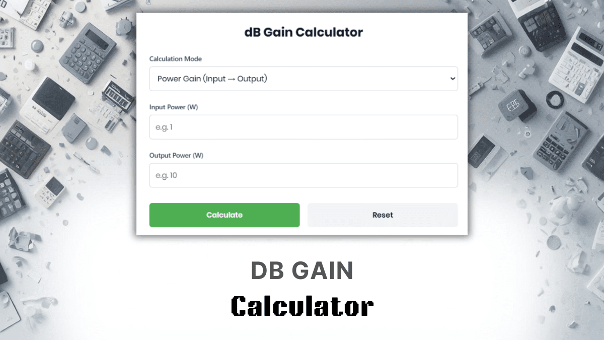 DB Gain Calculator