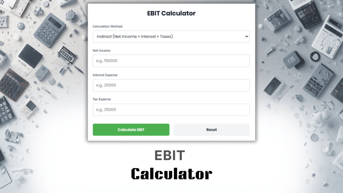 EBIT Calculator