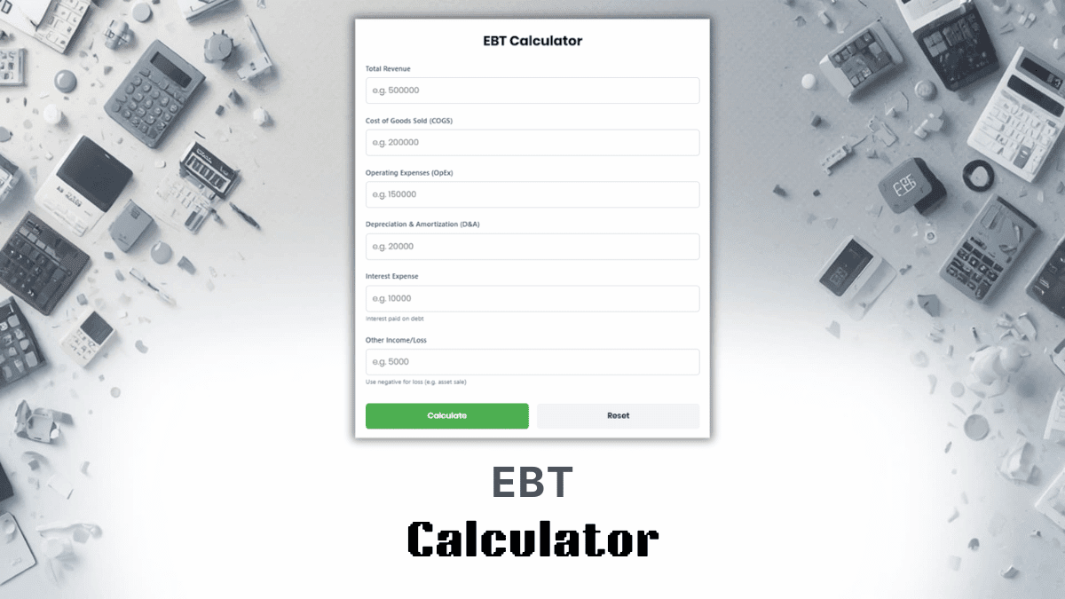 EBT Calculator