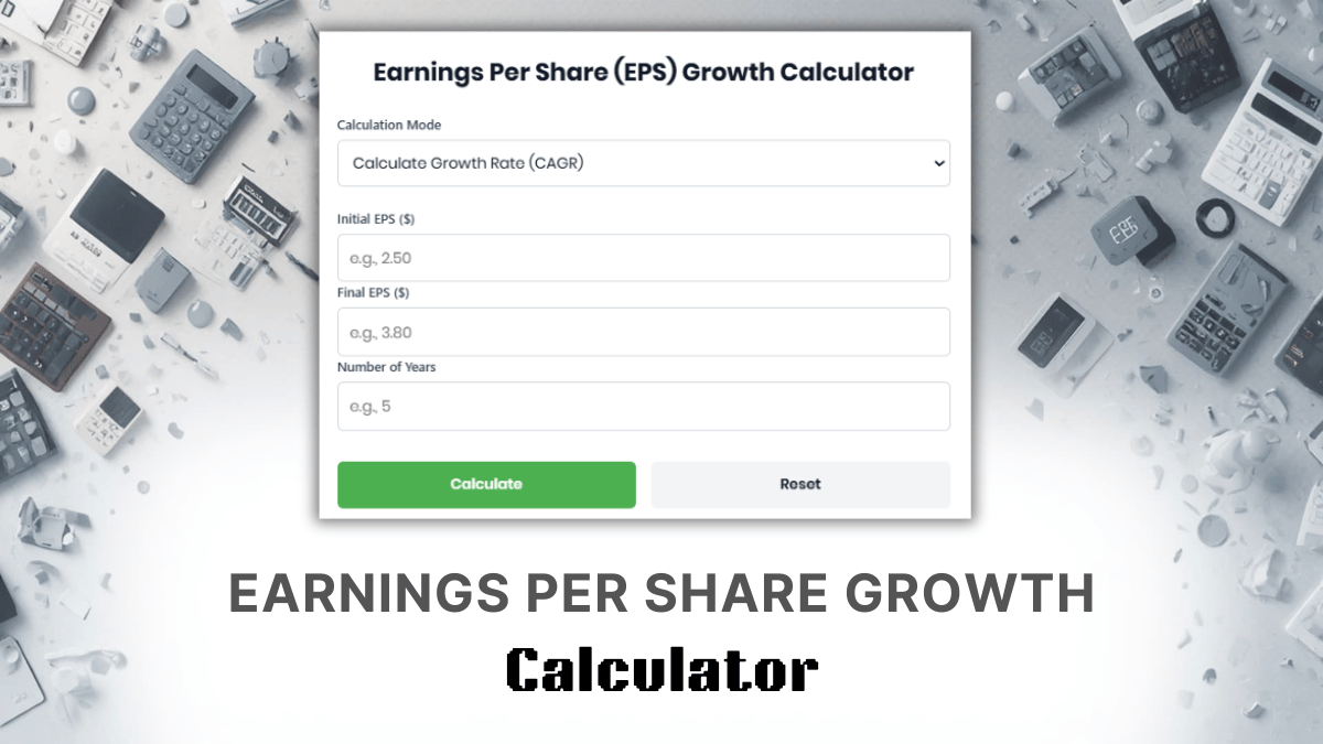 Earnings Per Share Growth Calculator