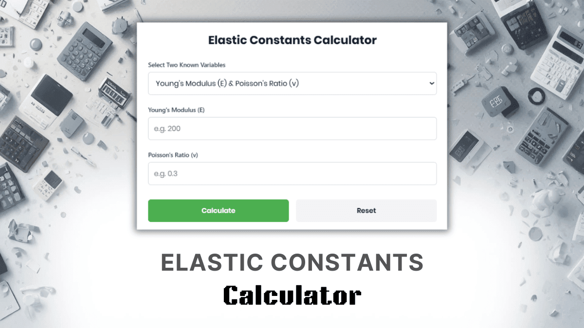 Elastic Constants Calculator