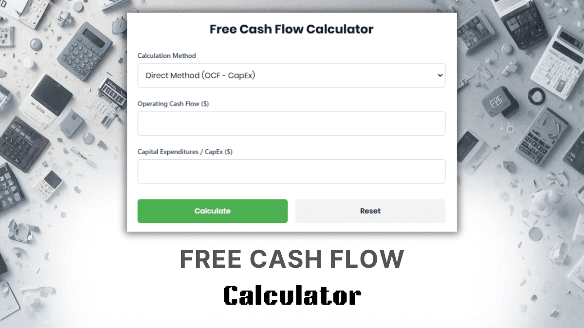 Free Cash Flow Calculator