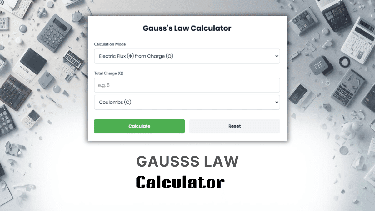 Gausss Law Calculator