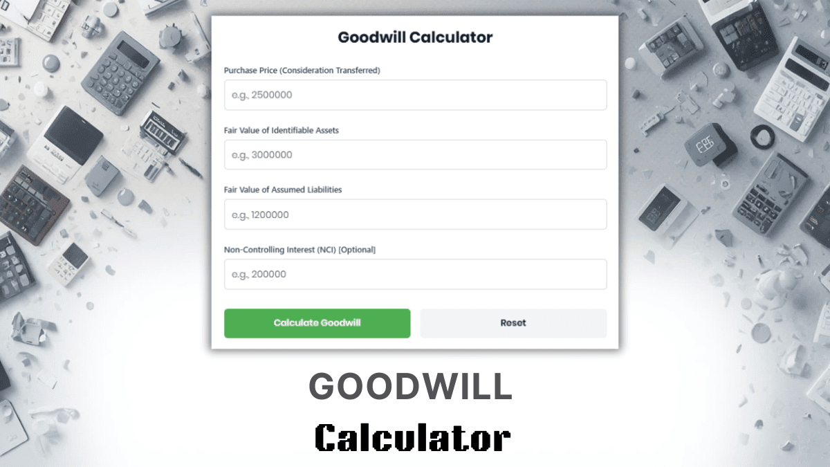 Goodwill Calculator