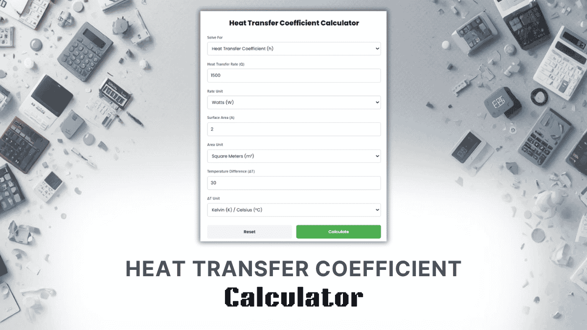 Heat Transfer Coefficient Calculator