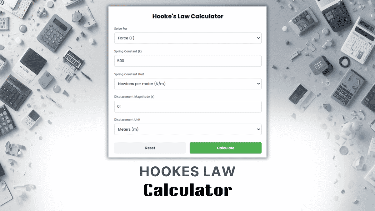 Hookes Law Calculator