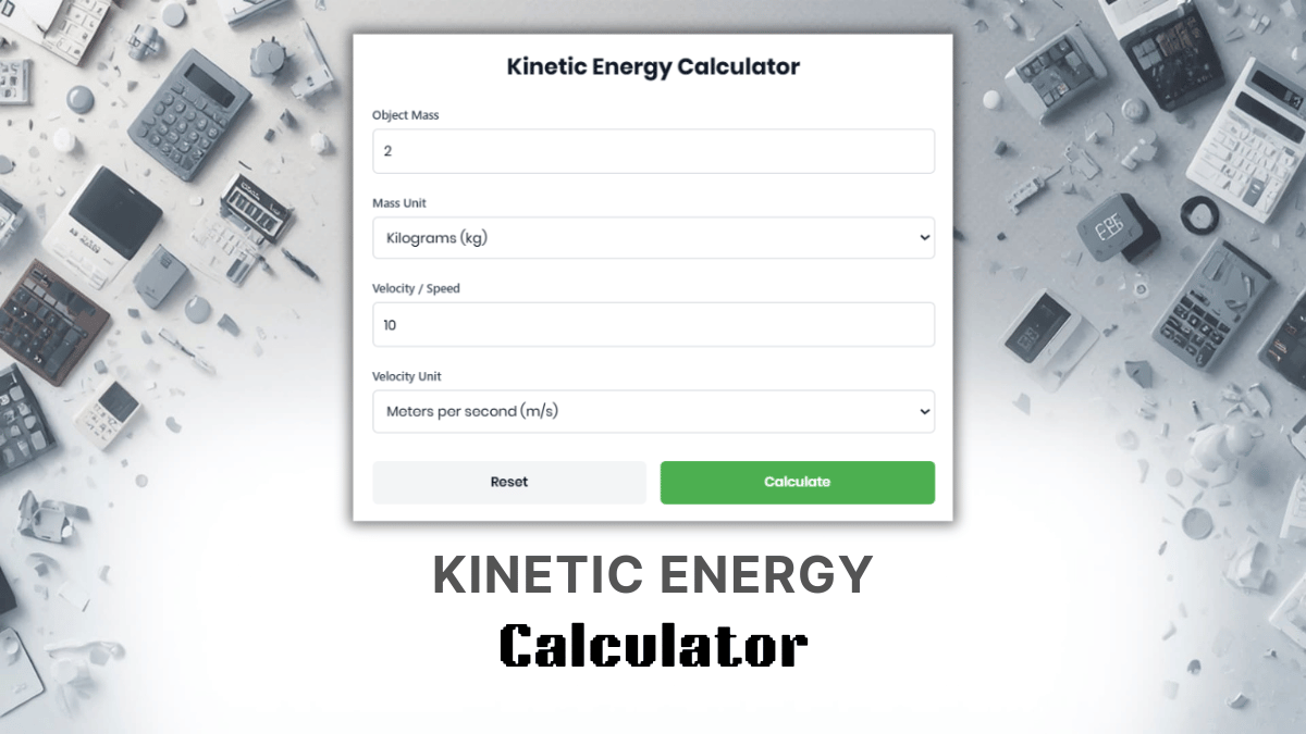 Kinetic Energy Calculator