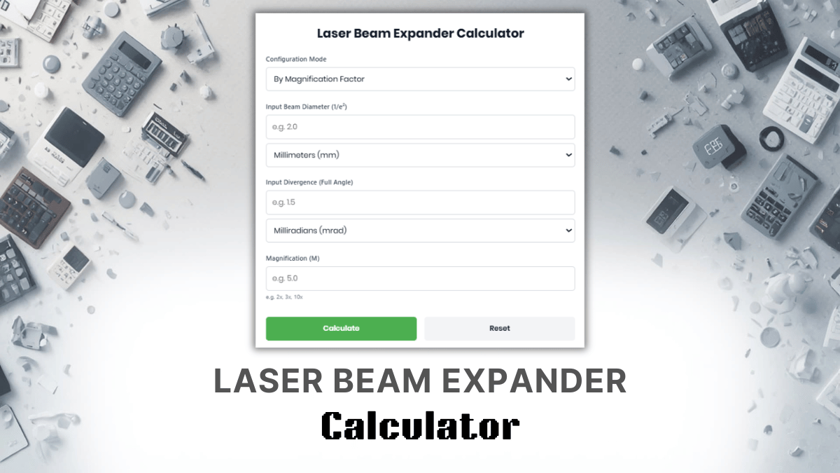 Laser Beam Expander Calculator