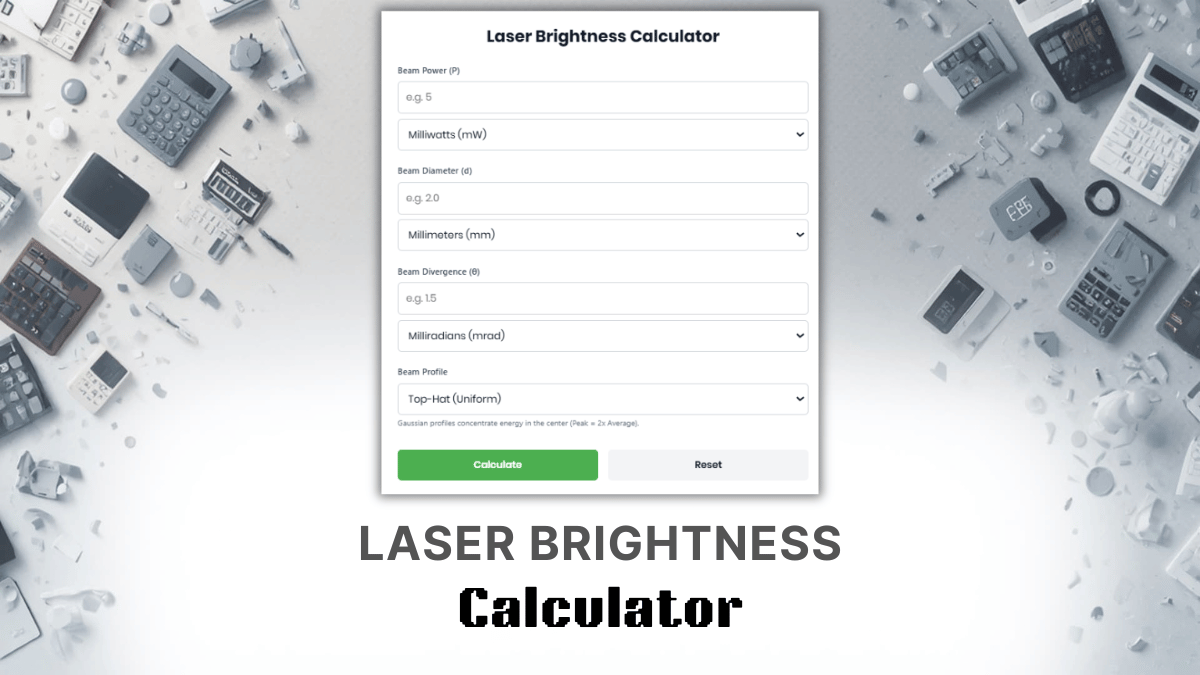 Laser Brightness Calculator