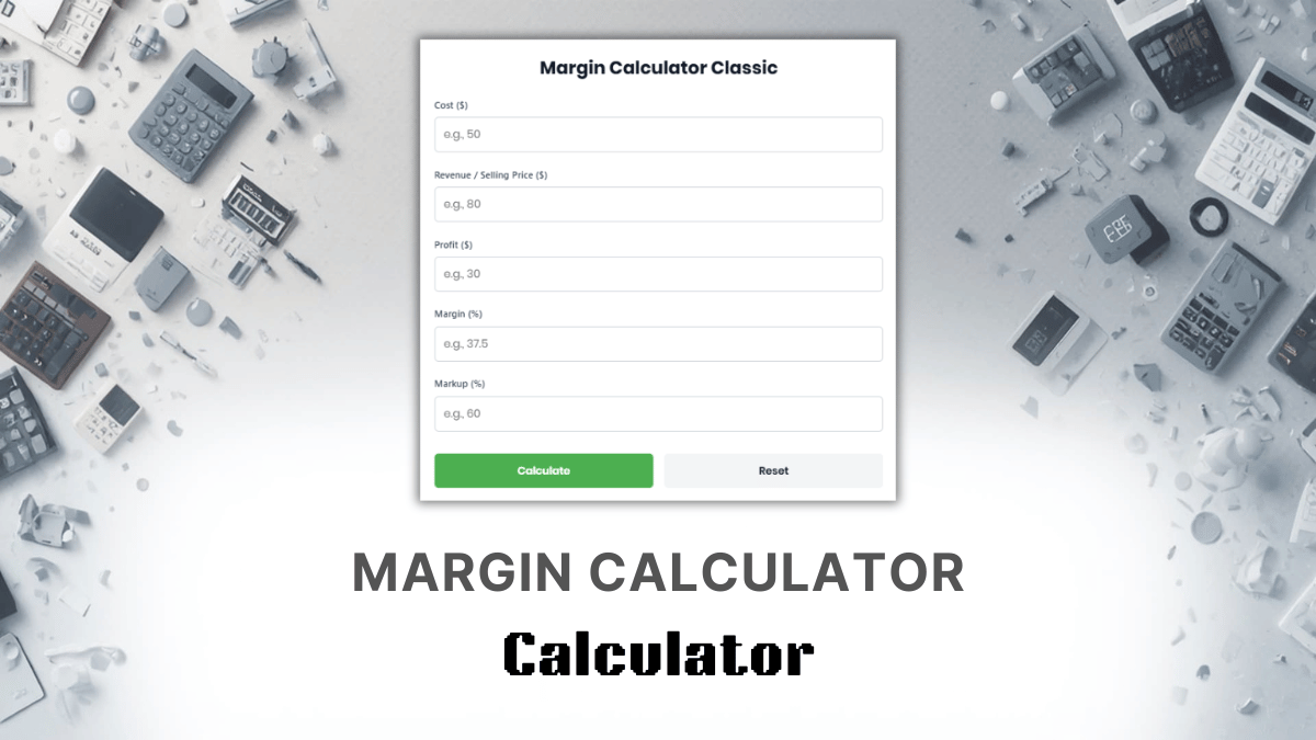 Margin Calculator Calculator