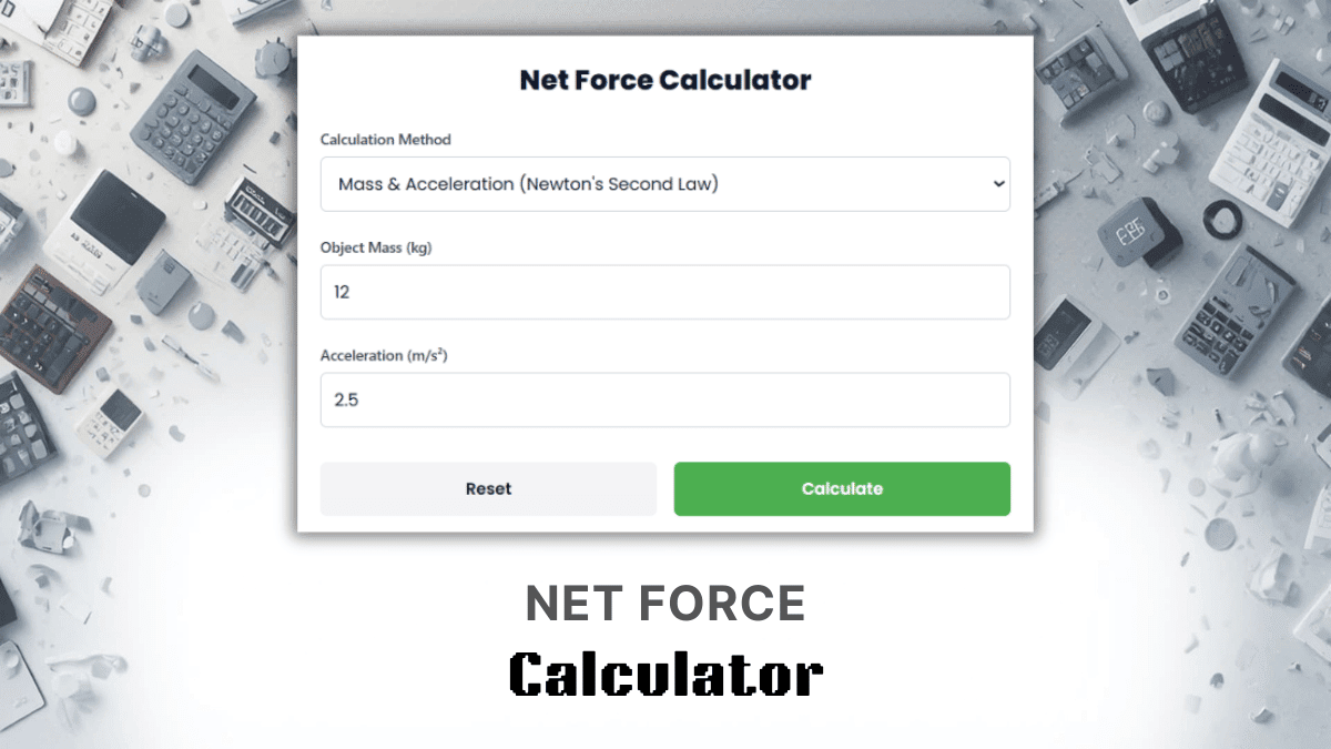 Net Force Calculator