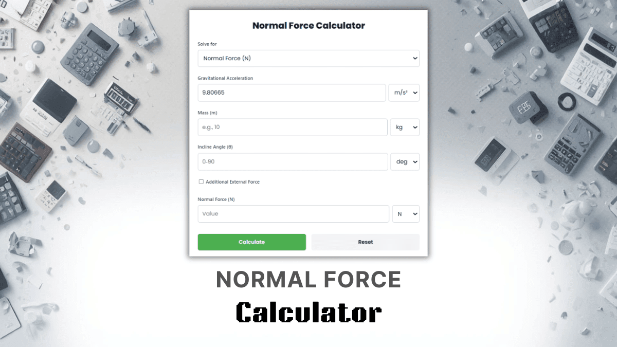 Normal Force Calculator