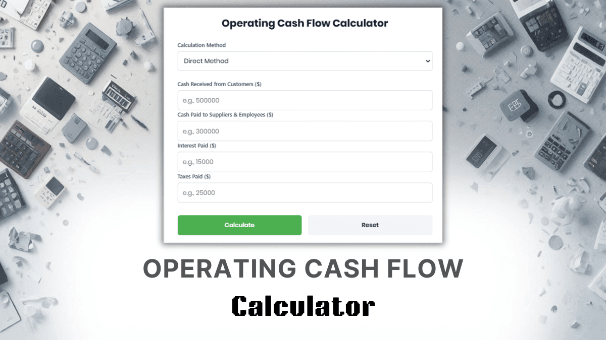 Operating Cash Flow Calculator