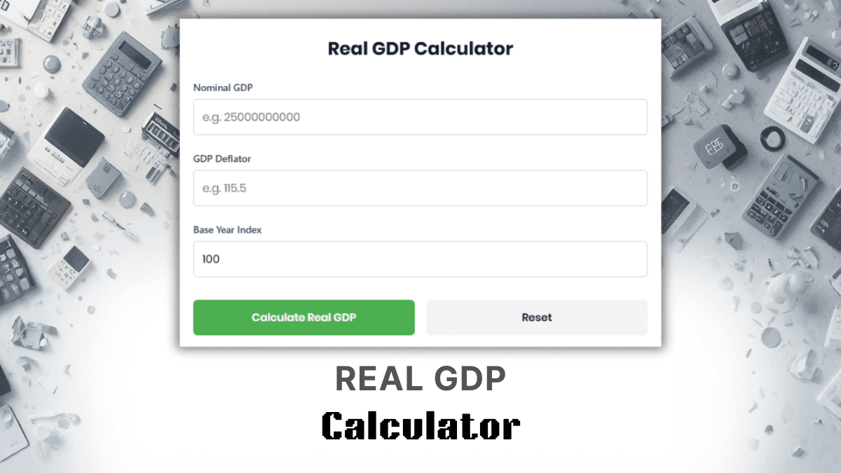 Real GDP Calculator