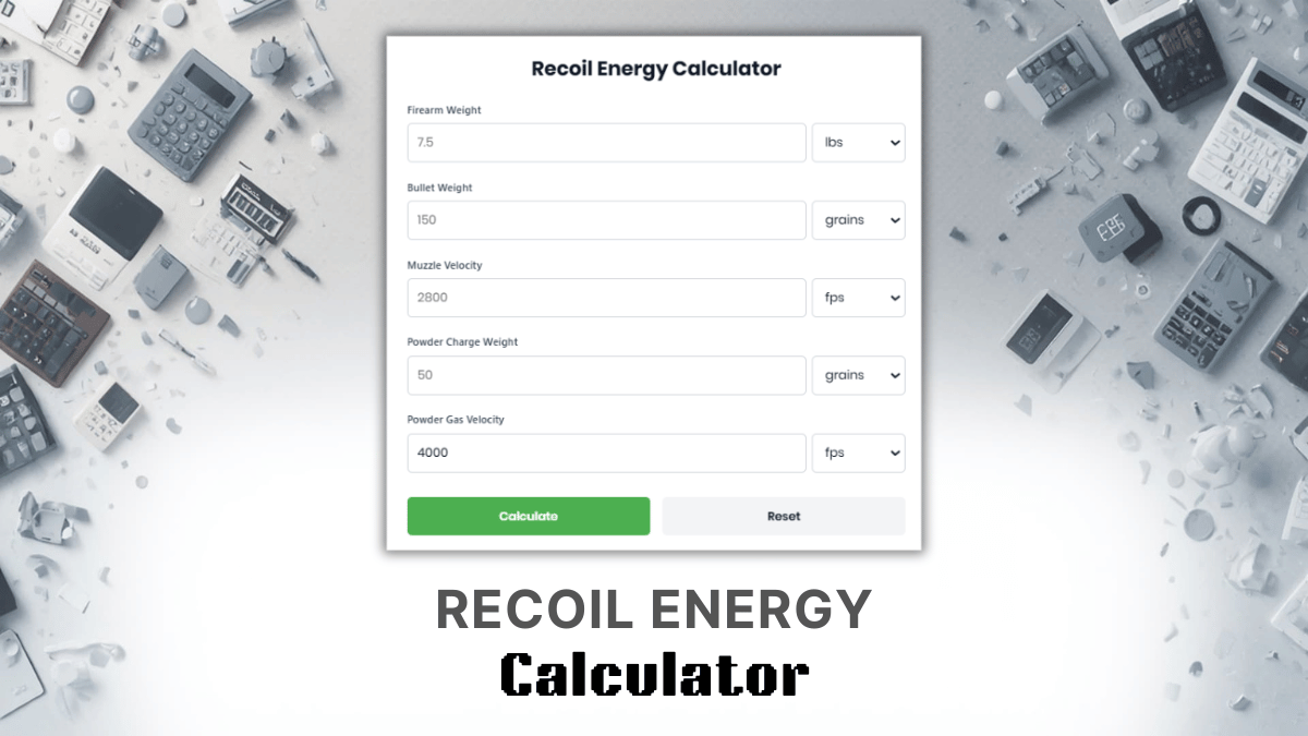 Recoil Energy Calculator