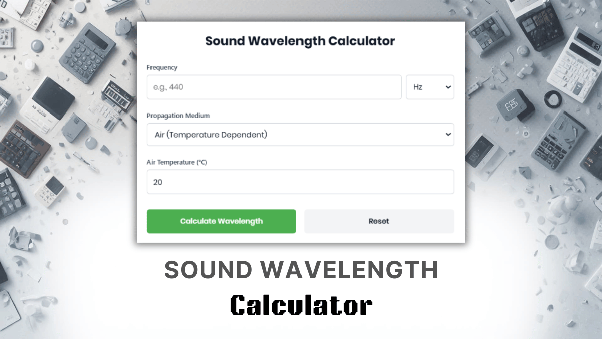 Sound Wavelength Calculator