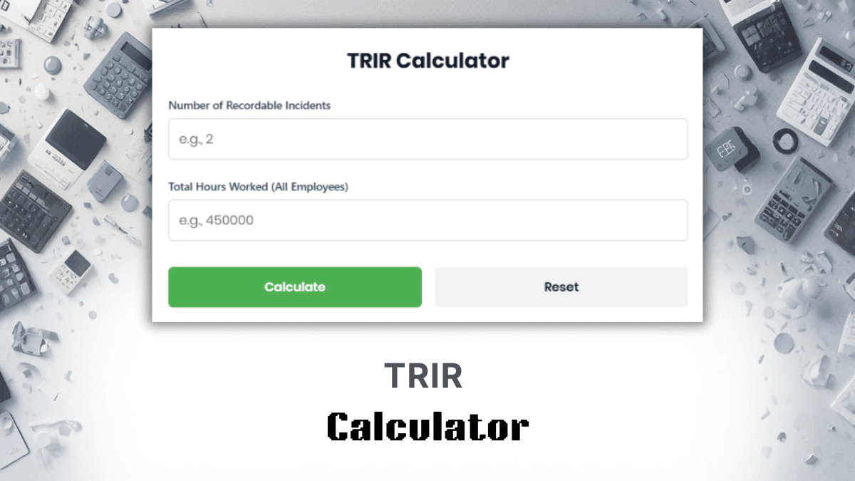 TRIR Calculator