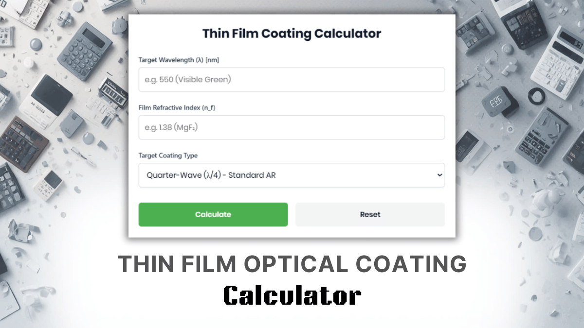 Thin Film Optical Coating Calculator