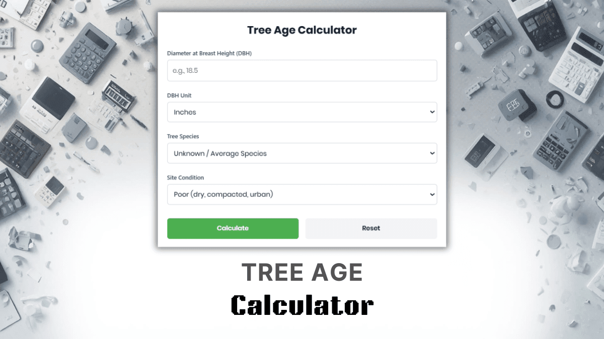 Tree Age Calculator
