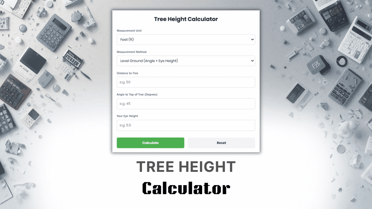 Tree Height Calculator
