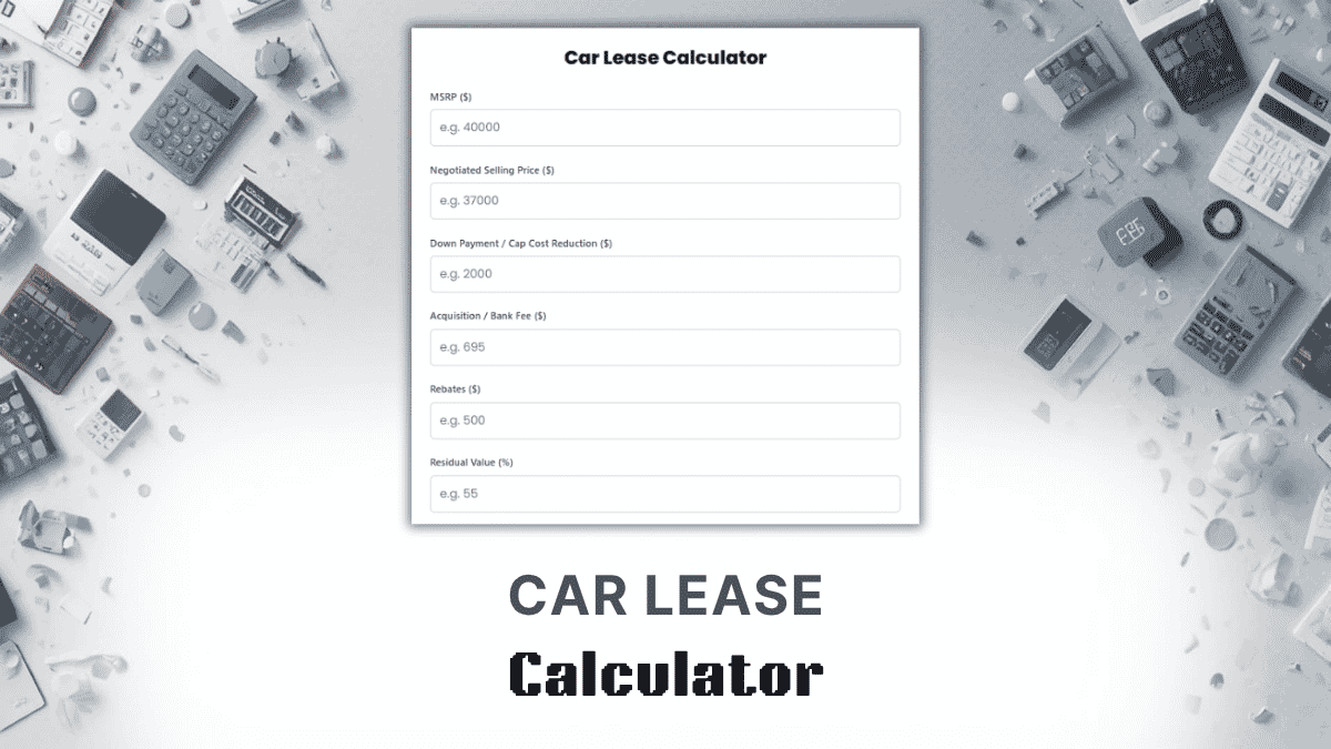 Car Lease Calculator