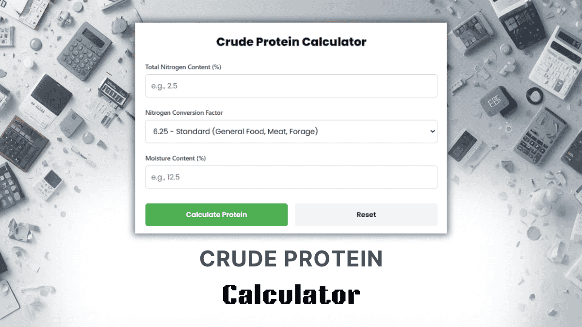 Crude Protein Calculator