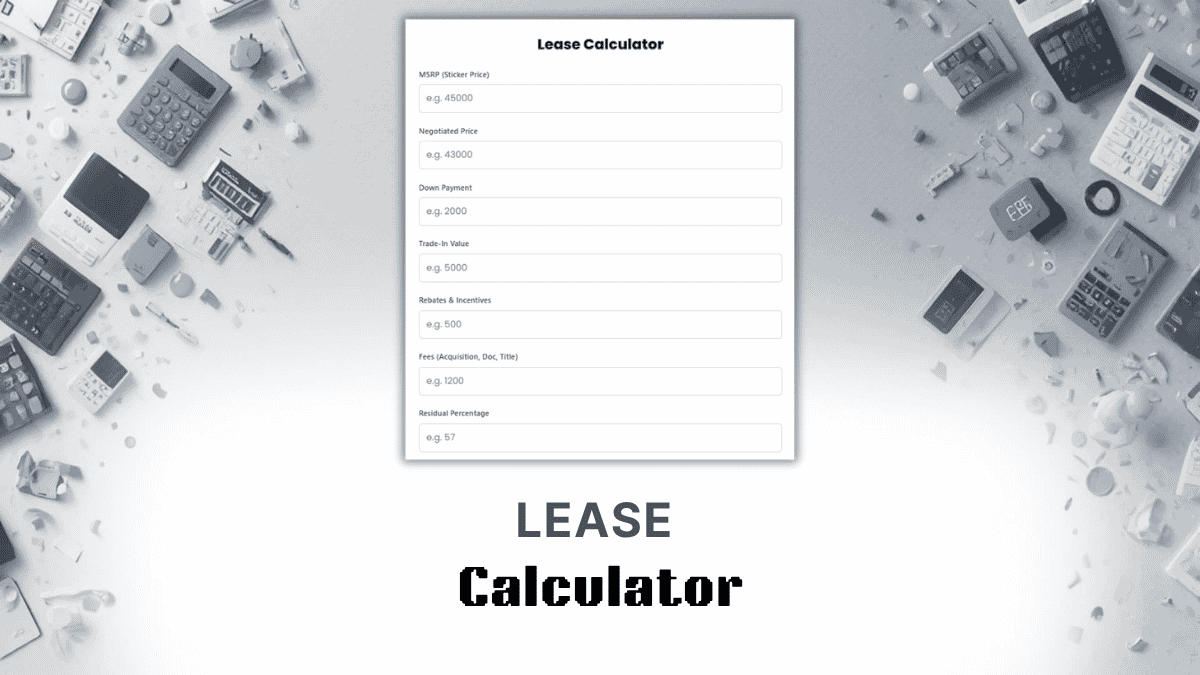 Lease Calculator