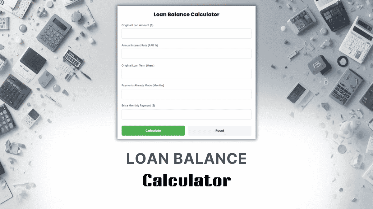 Loan Balance Calculator
