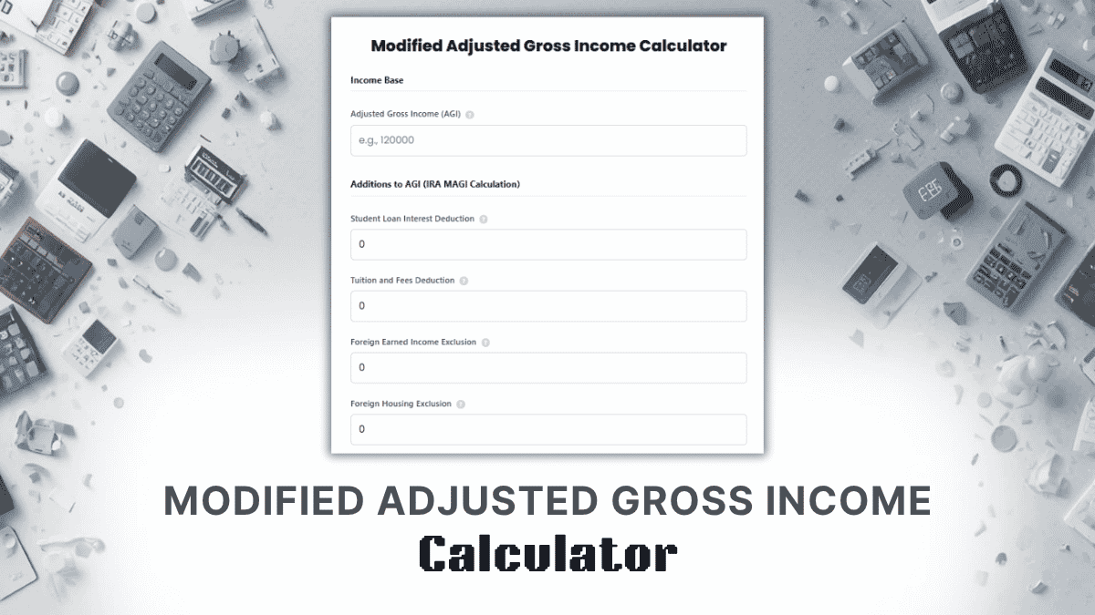 Modified Adjusted Gross Income Calculator