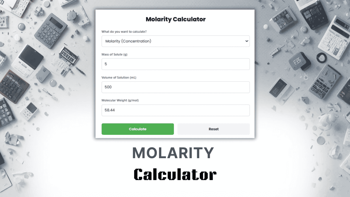 Molarity Calculator