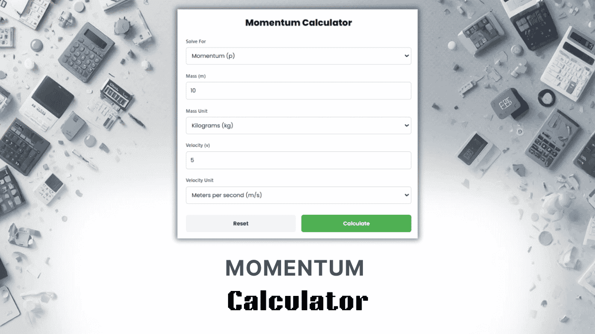 Momentum Calculator