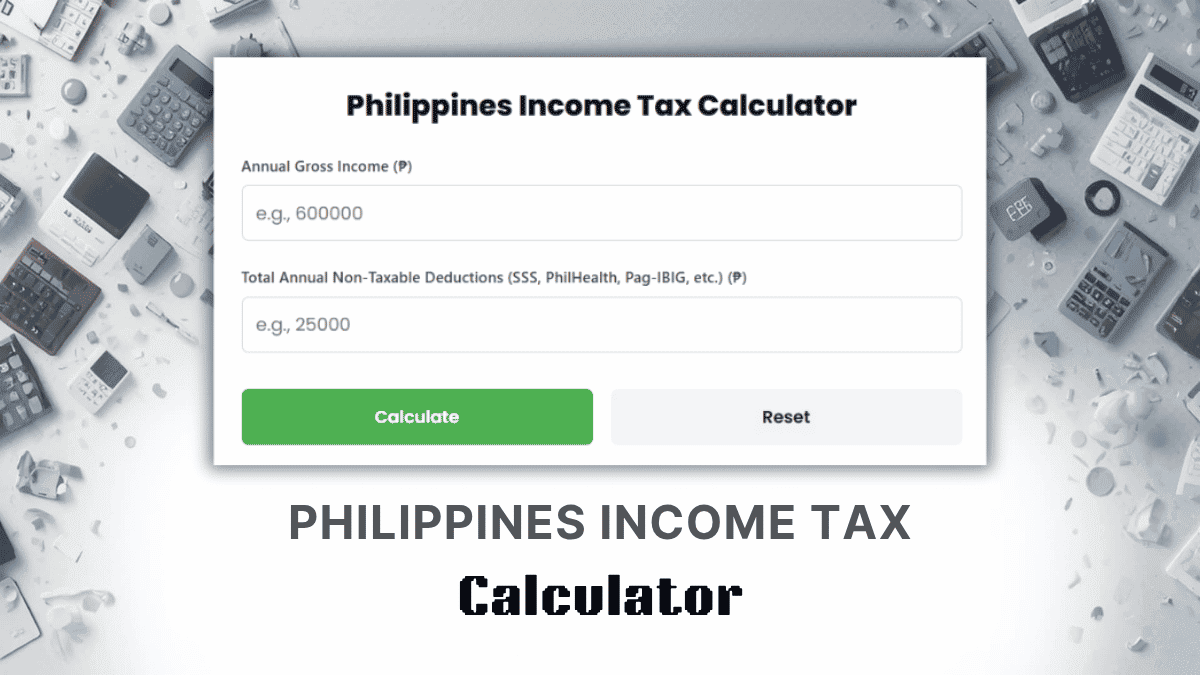 Philippines Income Tax Calculator