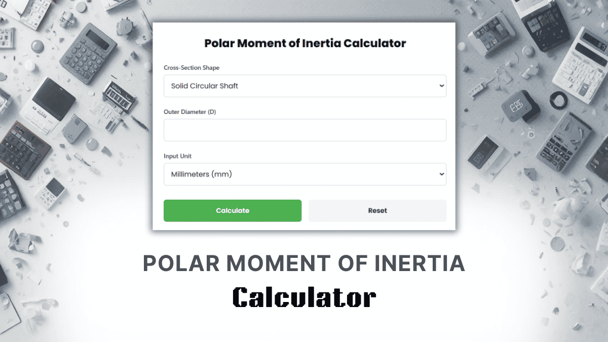 Polar Moment Of Inertia Calculator