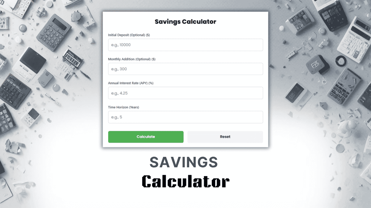 Savings Calculator