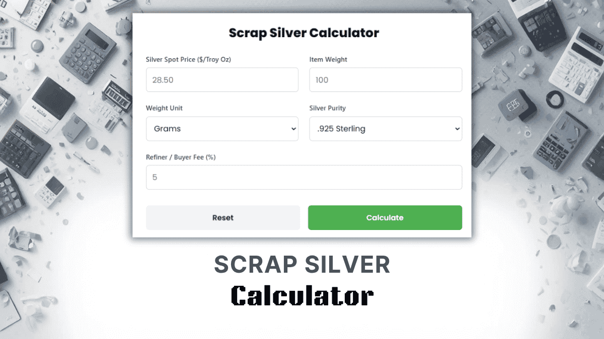 Scrap Silver Calculator
