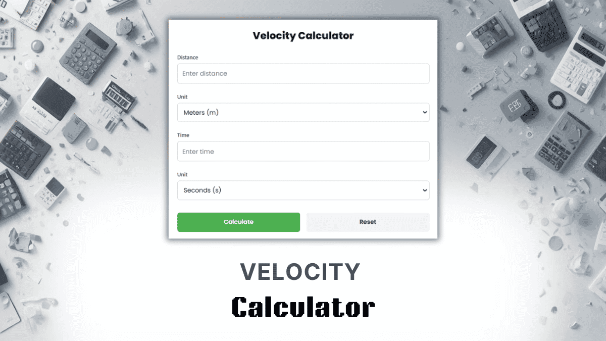 Velocity Calculator