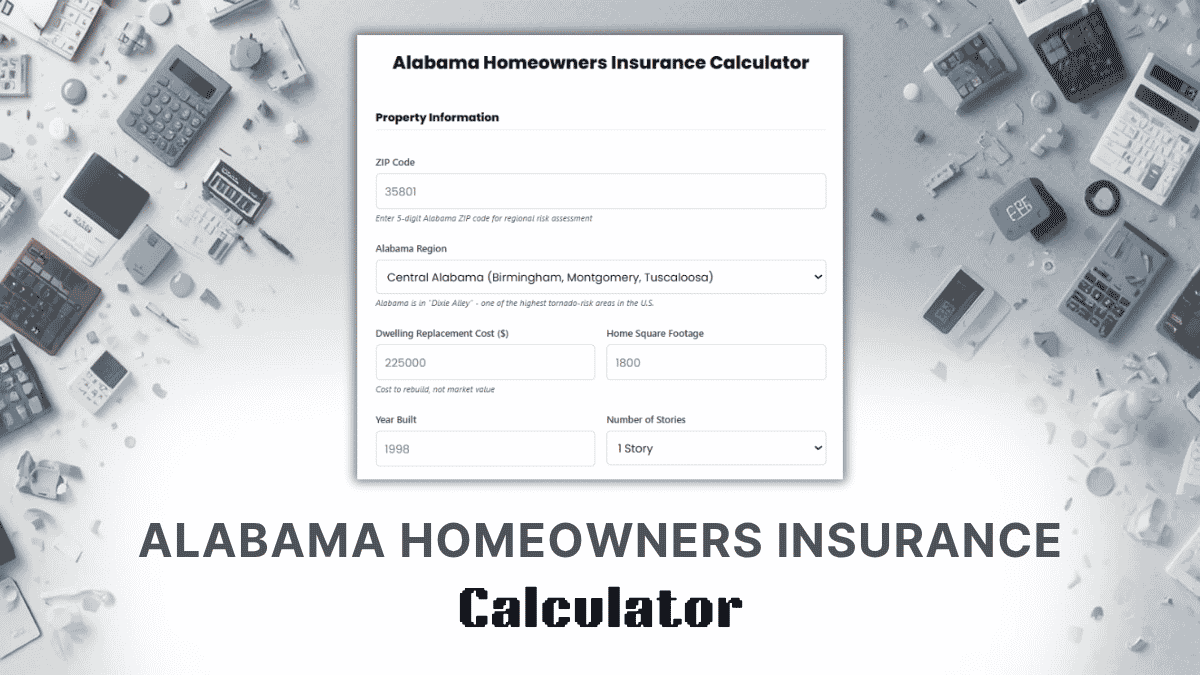 Alabama Homeowners Insurance Calculator