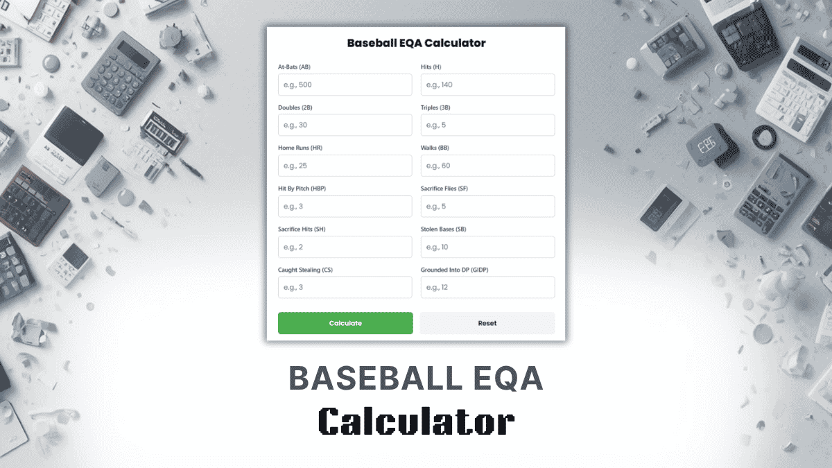 Baseball EQA Calculator