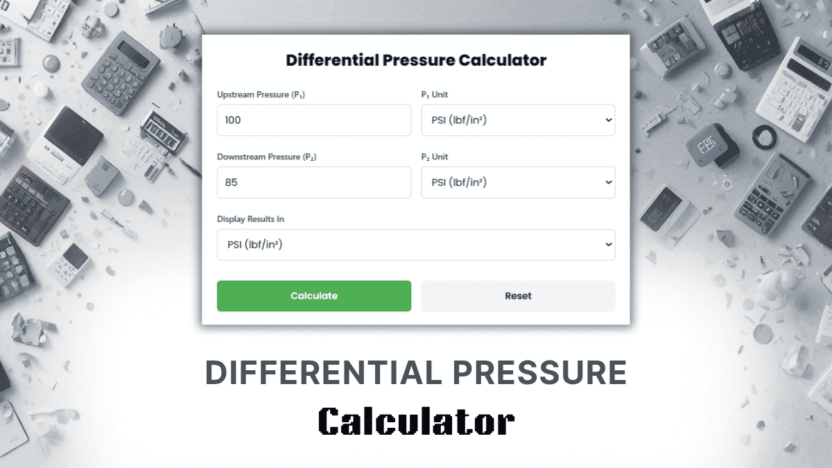 Differential Pressure Calculator