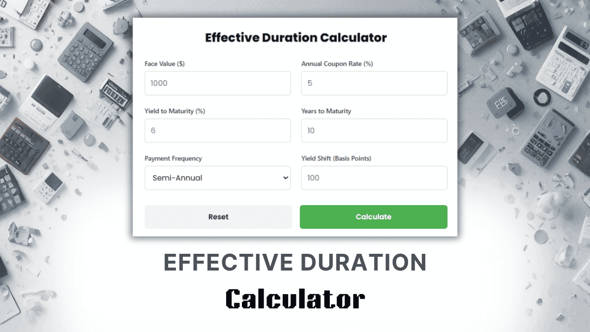 Effective Duration Calculator