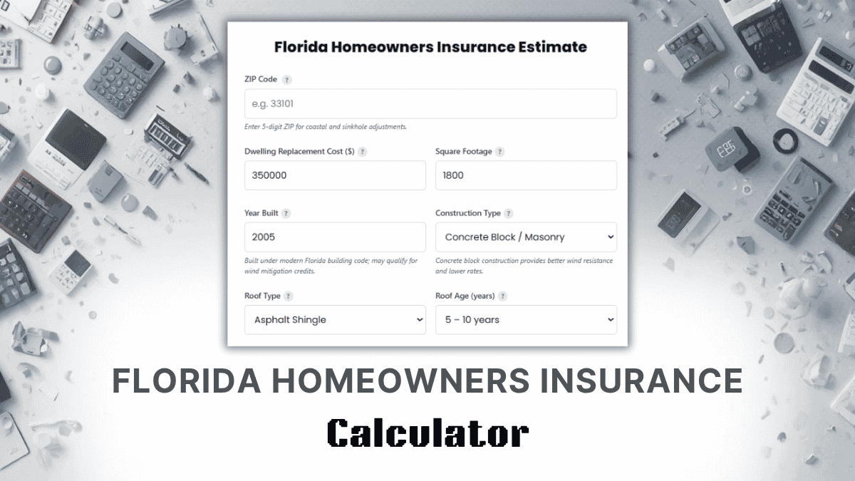 Florida Homeowners Insurance Calculator