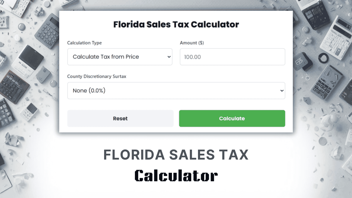 Florida Sales Tax Calculator