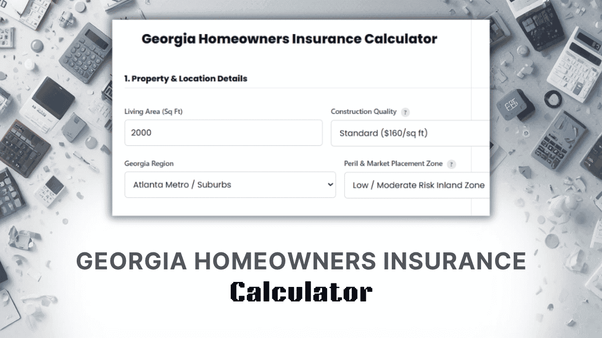 Georgia Homeowners Insurance Calculator