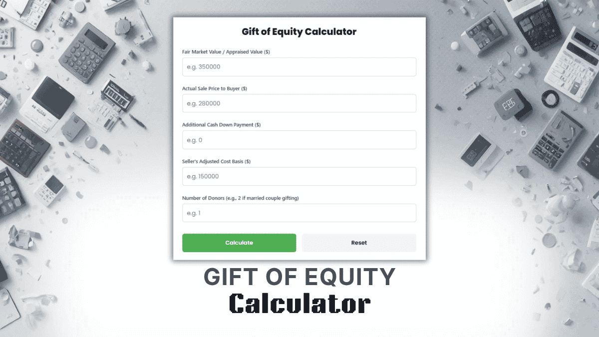 Gift Of Equity Calculator