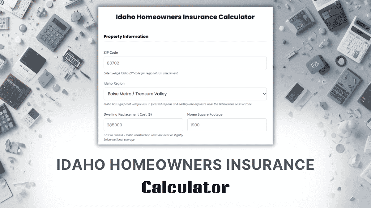 Idaho Homeowners Insurance Calculator